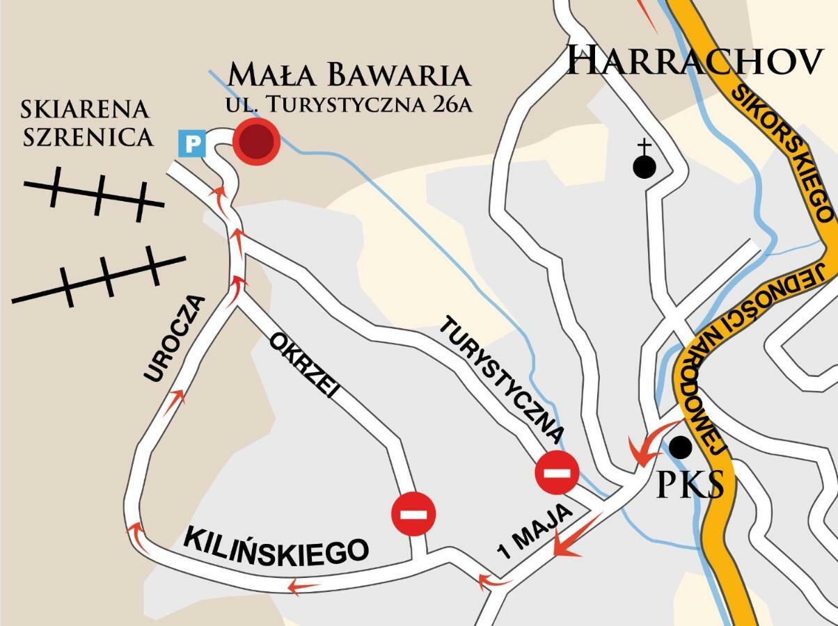 Отель Gosciniec Mala Bawaria Шклярска-Поремба Экстерьер фото